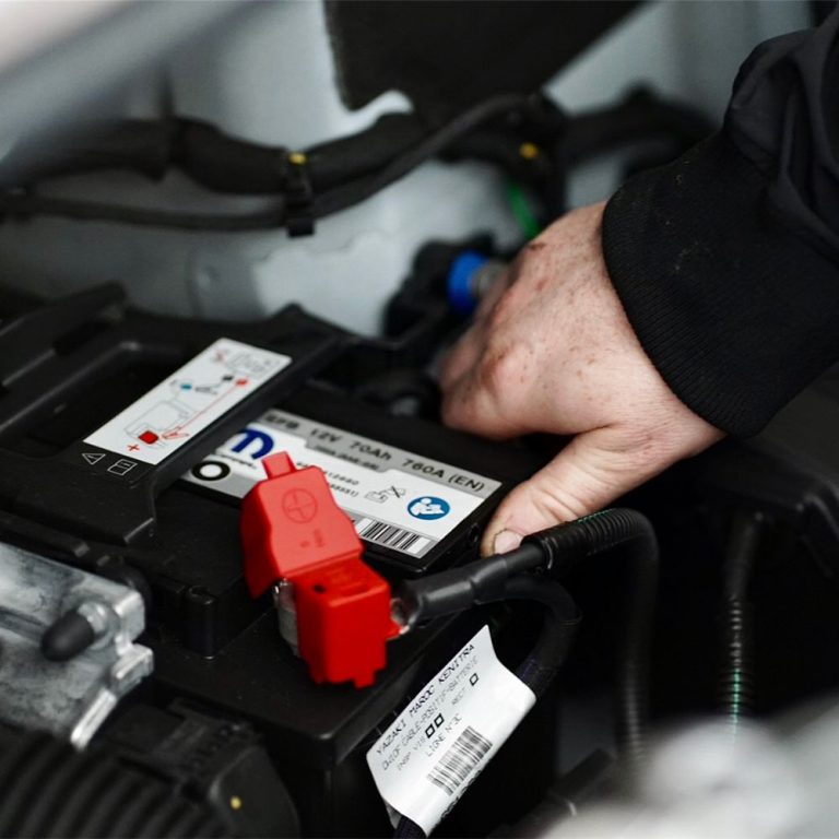 what happens during a car battery service